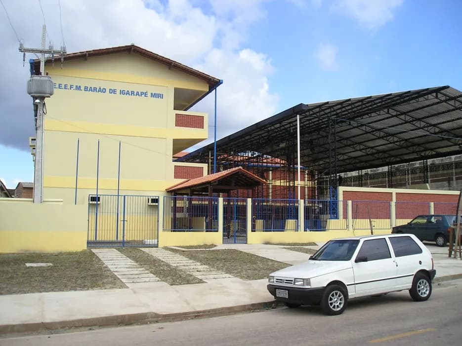 Fachada ou vista do empreendimento Escola E.F. Barão de Igarapé-Miri